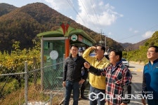 송인헌 괴산군수, 진앙지 장연면 조곡리 방문 피해여부 점검