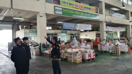 익산소방서장, 전통시장 특별 화재안전관리 강화
