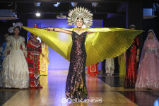 [GJ포토] 시니어 모델 김영미, 국제대 평생교육원 워킹클래스 수료식 패션쇼