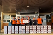 괴산 청안면 ㈜네패스, 김장김치 100박스 후원