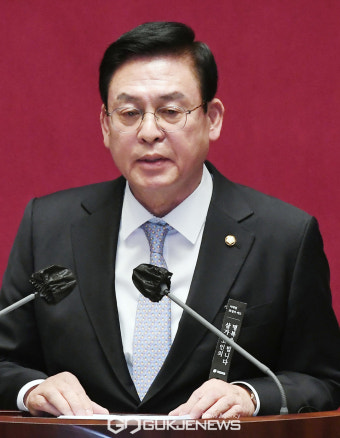 국회부의장 선출된 정우택 국민의힘 의원 인사말