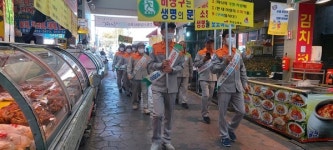 익산소방서, 재래시장 겨울철 화재예방 가두 캠페인실시