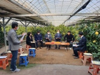 유희태 완주군수, 농업 현장 방문 적극적인 소통 및 지원강화 약속