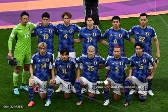 [월드컵 E조 1차전] 기념촬영하는 일본 대표팀