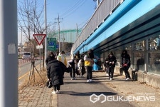 청주 율량중학교, 학교폭력 예방 캠페인 플로깅 활동 펼쳐