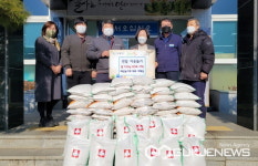 이해성 해성농기계 대표, 의령군 가례면에 쌀 60포 기탁
