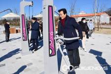 조규일 진주시장, 반성역 폐역사 공원화 꼼꼼히 살폈다