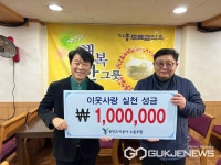 용인도시공사 노동조합, 연말연시 이웃돕기 성금 전달
