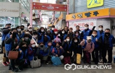 바살 제천시협, 내토·동문시장 일원서 설 명절 장보기 행사 동참