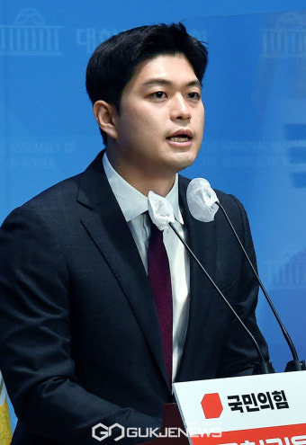 최고위원 출마 선언하는 김용태 전 청년최고위원