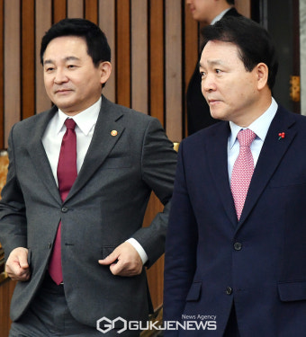 당정협의회 참석하는 성일종-원희룡
