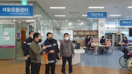 익산소방서, 요양병원 방문 화재 안전 점검