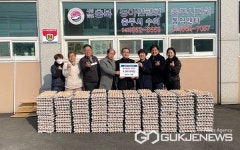 ㈜자연담은 황실토종닭, 충주시장애인협회 유정란 300판 기탁