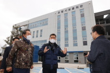 이강덕 포항시장, 보훈 가족의 숙원 통합보훈회관 건립 막바지 현장 점검