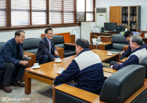 최기문 영천시장, 노·사·정 소통…기업체 현장 간담회 열어