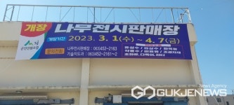 군산산림조합, 나무 전시판매... 4월초까지 운영 봄나들이 힐링하세요