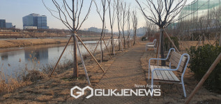 봄바람 불면 안양천 수변 산책로를 걸어요
