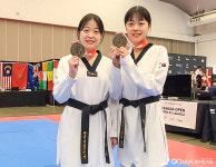 영천시청 태권도단, 강보라·미르 자매선수…캐나다 오픈대회 金