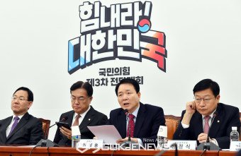 발언 하는 성일종 국민의힘 정책위의장