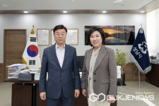신상진 성남시장, 오찬숙 성남교육지원청 신임 교육장과 차담