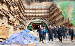 보령수중건설(주) | [포토] 김동일 보령시장, 해빙기 건설현장 실태점검