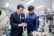 이재영 증평군수, 아비코전자㈜ 증평공장 준공식 참석