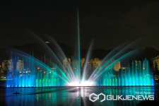 김해 연지공원,  음악분수 속 힐링