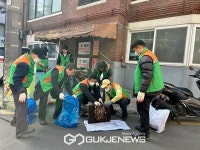 서울 중구, 다산동 자율방재단 빗물받이 대청소 나서
