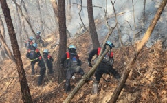 [2보] 서울 인왕산·북악산 연쇄 산불 개미마을·홍제동 주민대피