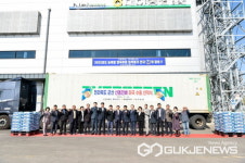 전라북도 군산 신동진쌀 미국 수출 선적식 개최