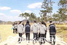 나성중, 호수공원 걷기 행사 진행