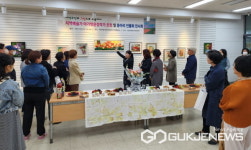 용인시 죽전1동, 주민자치센터 수강생 인물화 작품 전시