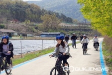 괴산 칠성중학교, 사제동행 소통과 화합 자전거 타기