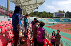 영천시민운동장, 5월 개방 앞서…준비 시설물 관리실태 점검