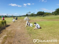 여주파크골프장 잡초제거 자원봉사의 날 운영