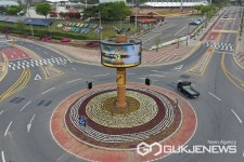 영동군, 꽃향기 가득 도심거리 조성 나서