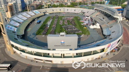 [포토] 신상진 성남시장, 제13회 경기도장애인체육대회 개회식 참석