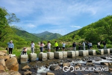 영동 황간초등학교, 황간의 자랑 월류봉에서 건강도 키워요
