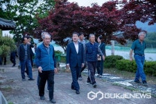 이재영 증평군수, 현장서 1박 주민불편 직접체험 눈길