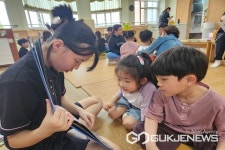 보은여자중학교, 함께 책 읽는 행복한 소리 가득 해요