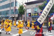 음성 부윤초등학교, 위풍당당 대취타대 품바축제 참여