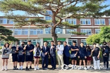 음성 무극중학교에 우송장학회, 26년째 장학금 기부