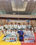 영동중학교 유도부, 47회 회장기 도내유도대회 단체전 준우승 차지