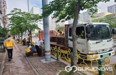 서충주라이온스 클럽, 대소원면 신도시 인도변 화단 조성