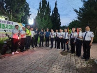 익산경찰서 신동지구대, 자율방범대와 범죄예방 합동순찰 실시