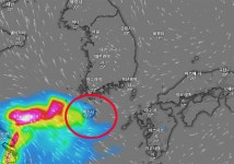 제주도날씨, 내일밤부터 많은 비 (120mm비 일요일까지)
