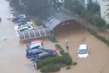 [속보]호우·침수 피해, 구미 동락지구 다목적광장 차량 이동주차 당부