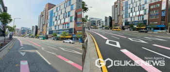 용인시 동백죽전대로 마북IC 인근 저소음 도로로 만든다