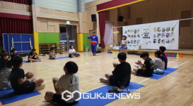 동양초등학교, 2023 학교 뒤뜰 야영 실시