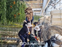 예산군 자율방범연합대, 집중호우 부여군 수해 복구 지원